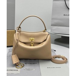 Replica Balenciaga Rodeo Mini Handbag Apricot Fake