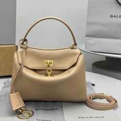 Replica Balenciaga Rodeo Mini Handbag Apricot Fake