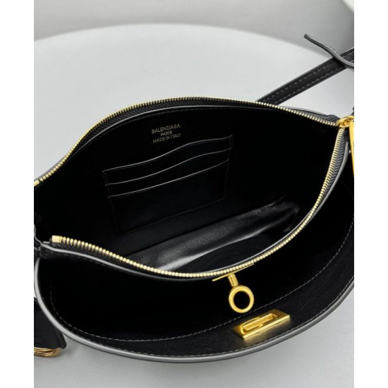 Replica Balenciaga Rodeo Sling Pochette Black Fake