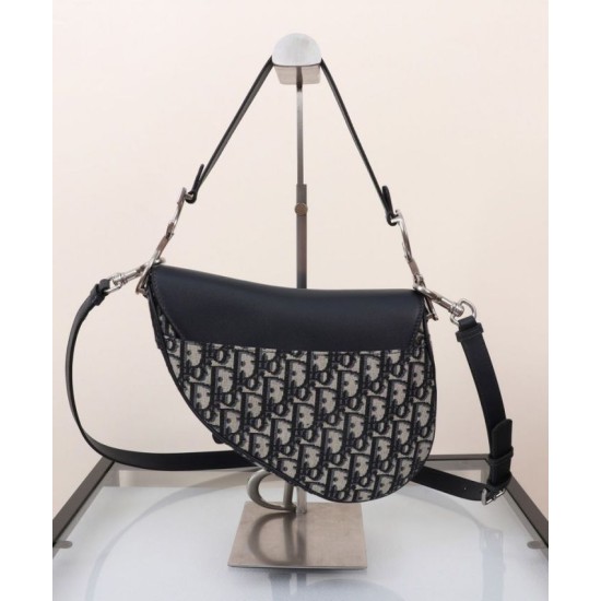 Replica Dior Saddle Bag with Strap Dark Blue Fake Replica Dior Saddle Bag with Strap Dark Blue Fake