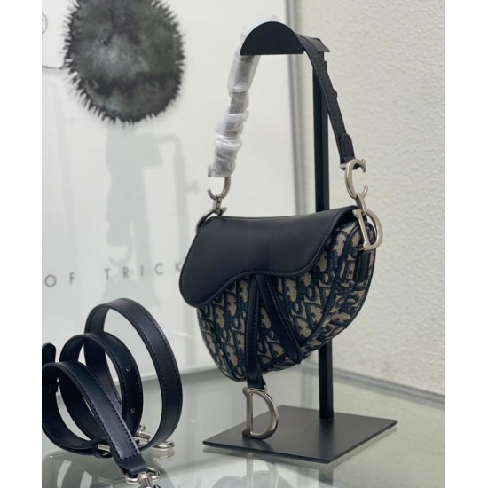 Replica Dior Mini Saddle Bag with Strap Dark Blue Fake Replica Dior Mini Saddle Bag with Strap Dark Blue Fake