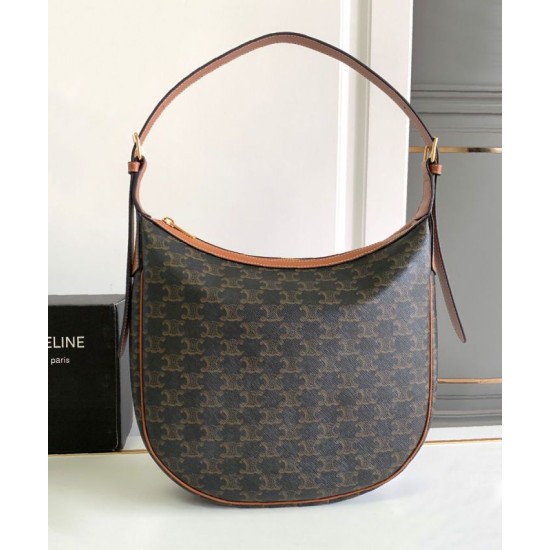 Replica Celine Heloise Bag Triomphe Coffee Fake