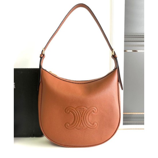 Replica Celine Heloise Bag  Supple Calfskin Coffee Fake
