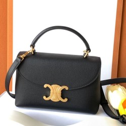 Replica Celine Teen Nino Bag Shiny Calfskin Black Fake