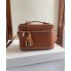 Replica Celine Vanity Bag Natural Calfskin Coffee Fake