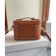 Replica Celine Vanity Bag Natural Calfskin Coffee Fake