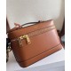 Replica Celine Vanity Bag Natural Calfskin Coffee Fake