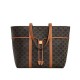 Replica Celine Cabas Drawstring Bag Triomphe Coffee Fake