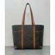 Replica Celine Cabas Drawstring Bag Triomphe Coffee Fake