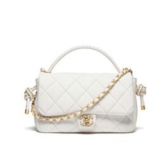 Replica Chanel Flap Bag With Top Handle AS5317 Cream Fake