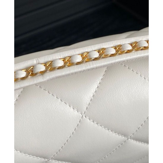 Replica Chanel Flap Bag With Top Handle AS5317 Cream Fake