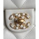 Replica Chanel Flap Bag With Top Handle AS5317 Cream Fake