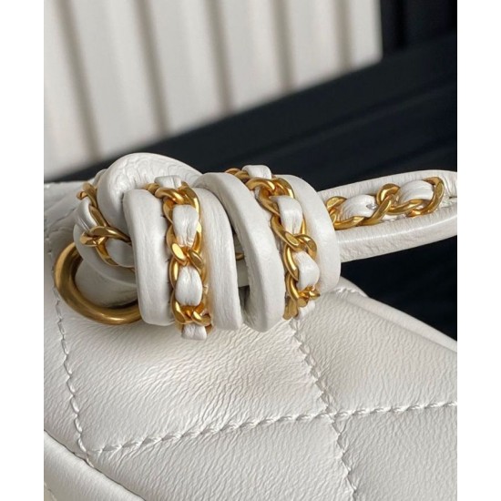 Replica Chanel Flap Bag With Top Handle AS5317 Cream Fake