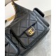 Replica Chanel Maxi Hobo Bag AS5302 Black Fake