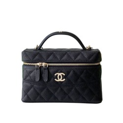 Replica Chanel Long Vanity With Chain AP4407 Black Fake