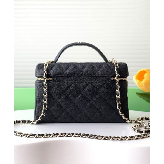 Replica Chanel Long Vanity With Chain AP4407 Black Fake