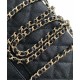 Replica Chanel Long Vanity With Chain AP4407 Black Fake