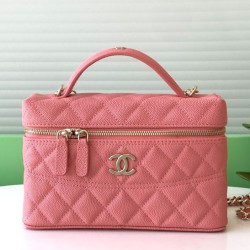 Replica Chanel Long Vanity With Chain AP4407 Pink Fake