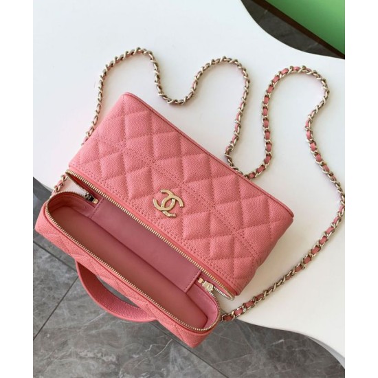 Replica Chanel Long Vanity With Chain AP4407 Pink Fake