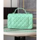 Replica Chanel Mini Flap Bag With Top Handle AS5243 Green Fake