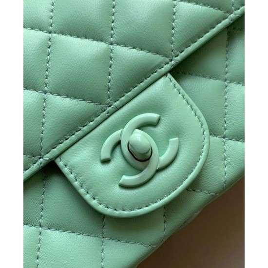 Replica Chanel Mini Flap Bag With Top Handle AS5243 Green Fake