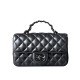 Replica Chanel Mini Flap Bag With Top Handle AS5243 Black Fake