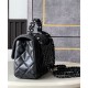 Replica Chanel Mini Flap Bag With Top Handle AS5243 Black Fake