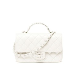Replica Chanel Mini Flap Bag With Top Handle AS5243 Cream Fake