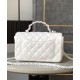 Replica Chanel Mini Flap Bag With Top Handle AS5243 Cream Fake