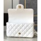 Replica Chanel Mini Flap Bag With Top Handle AS5243 Cream Fake