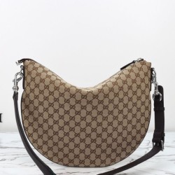 Replica Gucci B Medium Shoulder Bag 817420 Coffee Fake