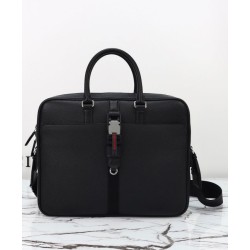 Replica Gucci Medium Briefcase With Web 816757 Black Fake