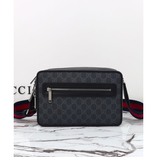 Replica Gucci Medium GG Crossbody Bag 822072 Black Fake Replica Gucci Medium GG Crossbody Bag 822072 Black Fake