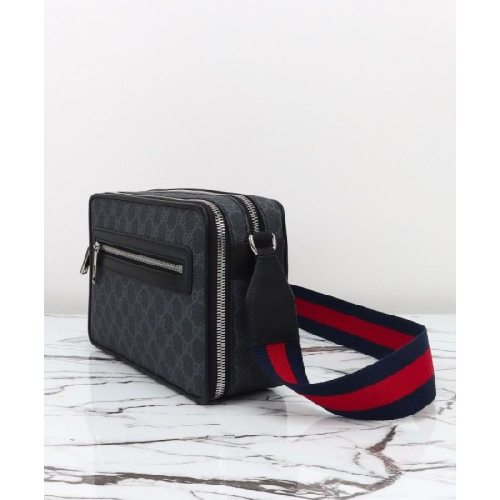 Replica Gucci Medium GG Crossbody Bag 822072 Black Fake Replica Gucci Medium GG Crossbody Bag 822072 Black Fake