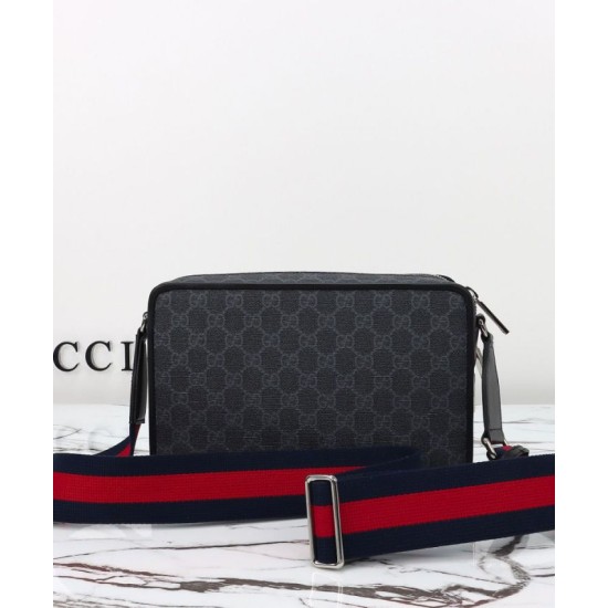 Replica Gucci Medium GG Crossbody Bag 822072 Black Fake Replica Gucci Medium GG Crossbody Bag 822072 Black Fake