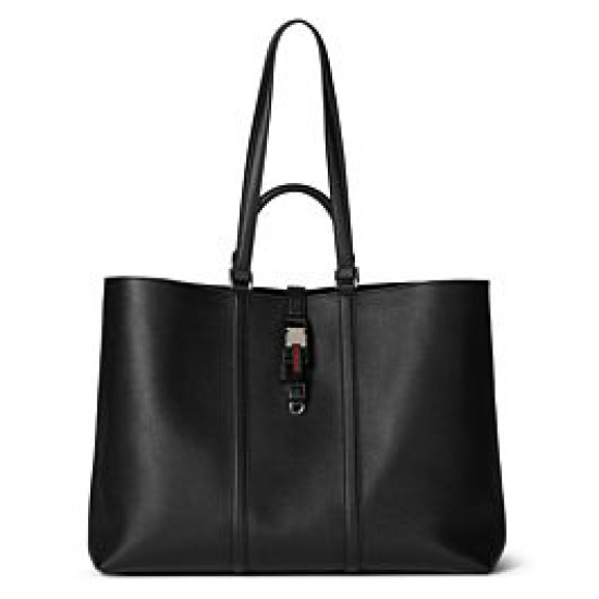 Replica Gucci Large Tote Bag With Web 816753 Black Fake Replica Gucci Large Tote Bag With Web 816753 Black Fake