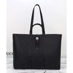 Replica Gucci Large Tote Bag With Web 816753 Black Fake Replica Gucci Large Tote Bag With Web 816753 Black Fake