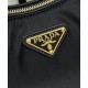 Replica Prada Aimee Large Re-Nylon Shoulder Bag With Padlock 1BC232 Black Fake Replica Prada Aimee Large Re-Nylon Shoulder Bag With Padlock 1BC232 Black Fake