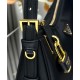 Replica Prada Aimee Large Re-Nylon Shoulder Bag With Padlock 1BC232 Black Fake Replica Prada Aimee Large Re-Nylon Shoulder Bag With Padlock 1BC232 Black Fake
