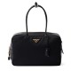 Replica Prada Large Re-Nylon Top-handle Bag With Padlock 1BB131 Black Fake Replica Prada Large Re-Nylon Top-handle Bag With Padlock 1BB131 Black Fake