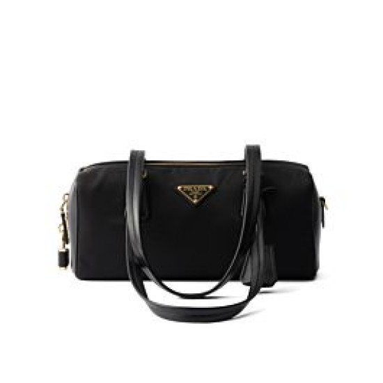 Replica Prada Re-Nylon Medium Top-handle Bag With Padlock 1BB127 Black Fake Replica Prada Re-Nylon Medium Top-handle Bag With Padlock 1BB127 Black Fake