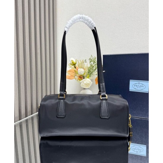 Replica Prada Re-Nylon Medium Top-handle Bag With Padlock 1BB127 Black Fake Replica Prada Re-Nylon Medium Top-handle Bag With Padlock 1BB127 Black Fake