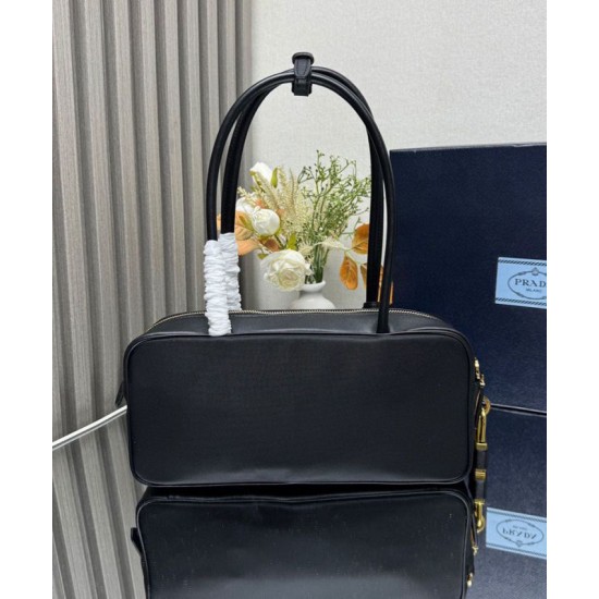 Replica Prada Re-Nylon Small Top-handle Bag With Padlock 1BB133 Black Fake Replica Prada Re-Nylon Small Top-handle Bag With Padlock 1BB133 Black Fake