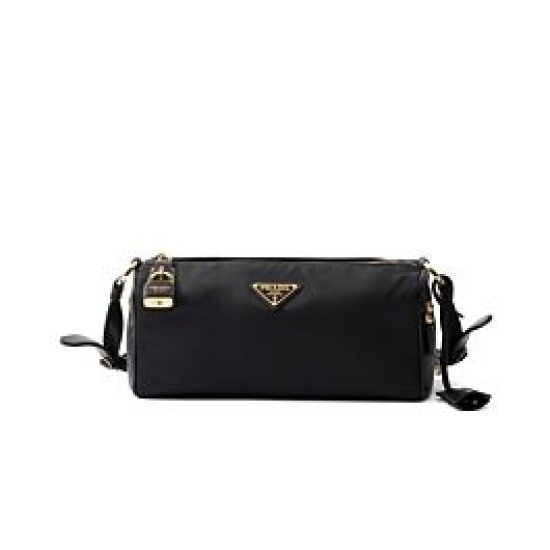 Replica Prada Medium Re-Nylon houlder Bag With Padlock 1BC233 Black Fake Replica Prada Medium Re-Nylon houlder Bag With Padlock 1BC233 Black Fake