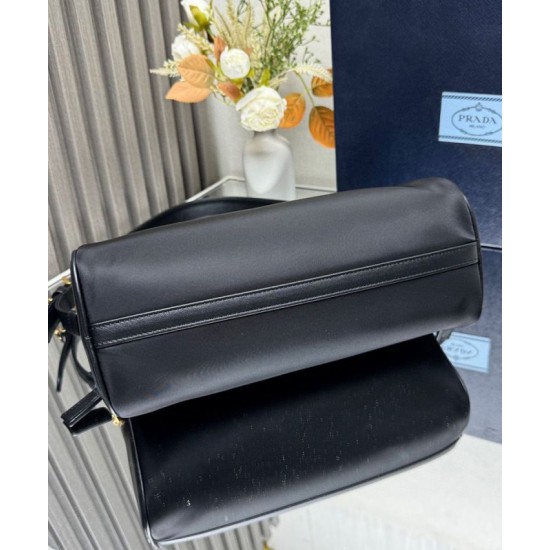 Replica Prada Medium Re-Nylon houlder Bag With Padlock 1BC233 Black Fake Replica Prada Medium Re-Nylon houlder Bag With Padlock 1BC233 Black Fake