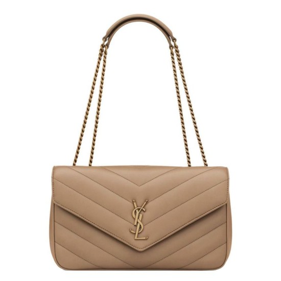 Replica YSL Saint Laurent Loulou Bag Medium Matelasse Apricot Fake Replica YSL Saint Laurent Loulou Bag Medium Matelasse Apricot Fake