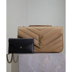Replica YSL Saint Laurent Loulou Bag Medium Matelasse Apricot Fake Replica YSL Saint Laurent Loulou Bag Medium Matelasse Apricot Fake