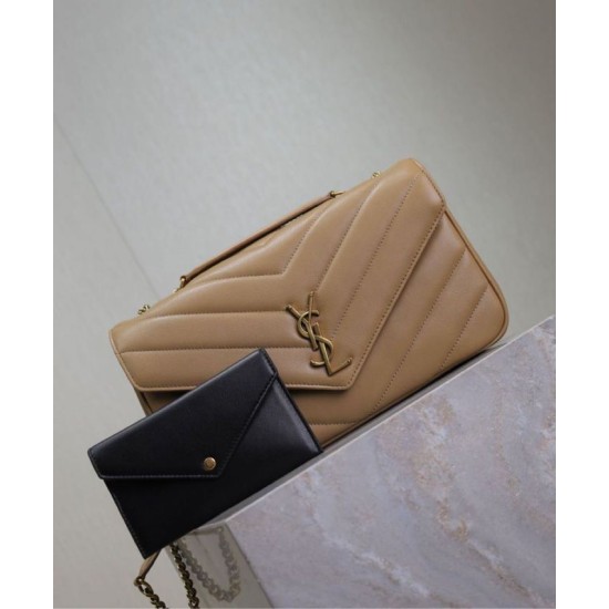 Replica YSL Saint Laurent Loulou Bag Medium Matelasse Apricot Fake Replica YSL Saint Laurent Loulou Bag Medium Matelasse Apricot Fake
