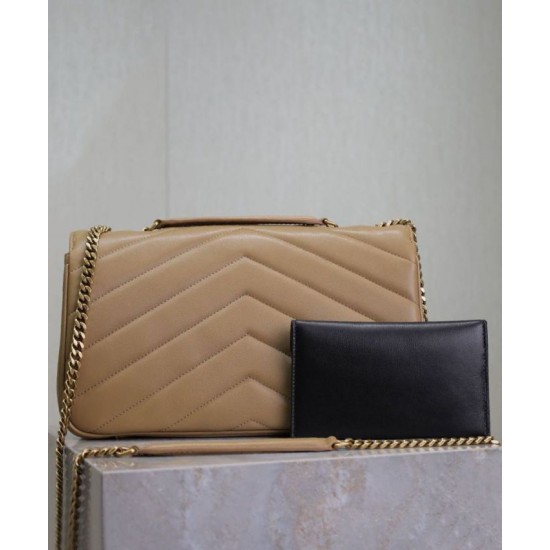Replica YSL Saint Laurent Loulou Bag Medium Matelasse Apricot Fake Replica YSL Saint Laurent Loulou Bag Medium Matelasse Apricot Fake