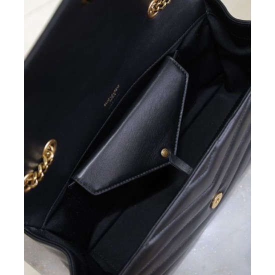 Replica YSL Saint Laurent Loulou Bag Medium Matelasse Black Fake Replica YSL Saint Laurent Loulou Bag Medium Matelasse Black Fake